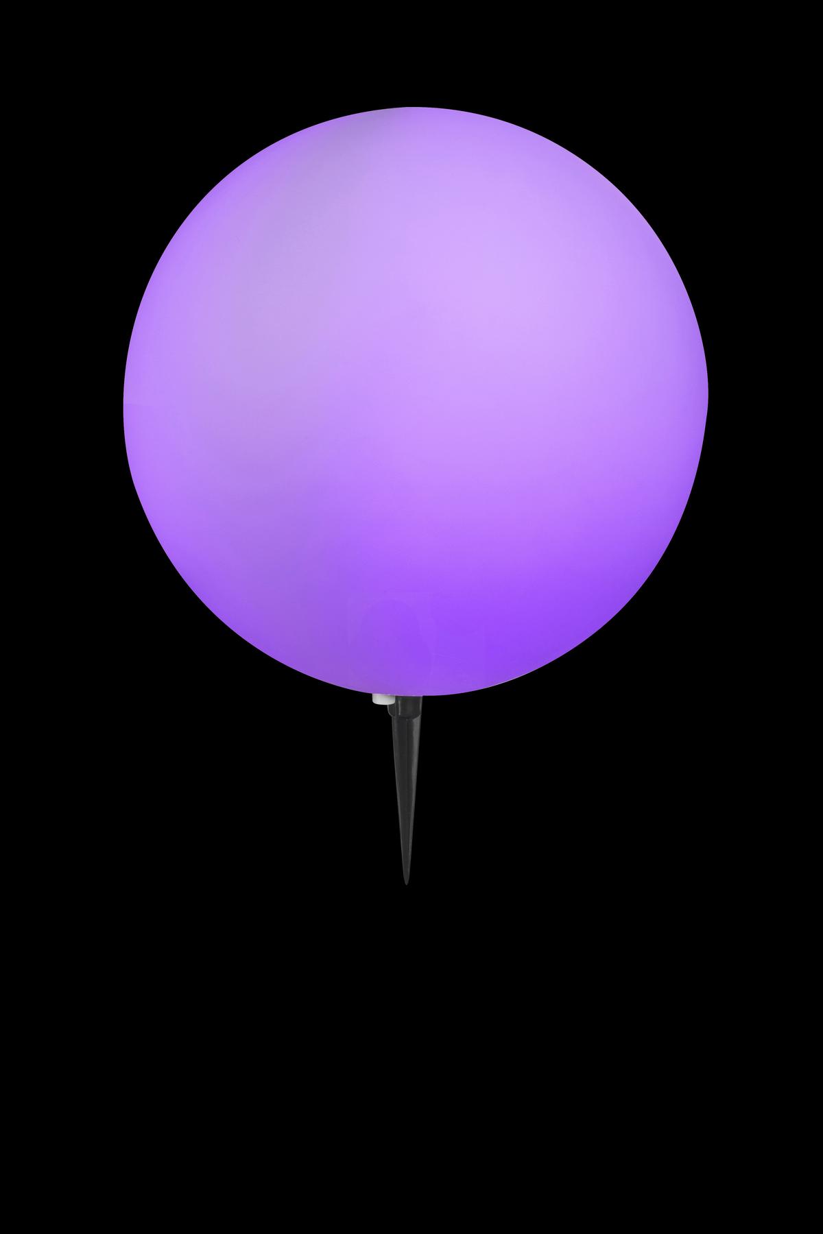 Außenstehleuchte 31776 Toula - Schwarz/Weiß, Design, Kunststoff (40/56cm) - Globo
