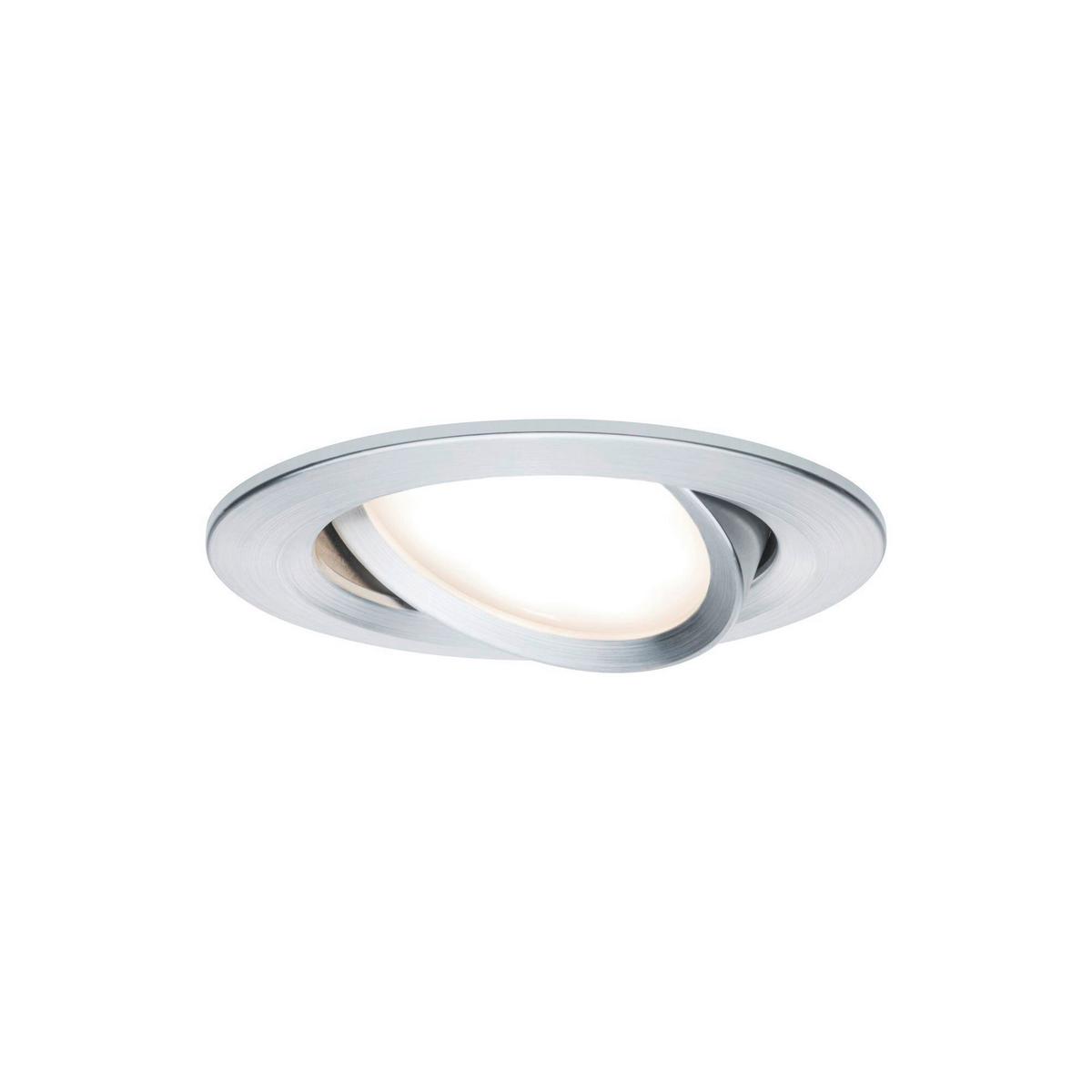 Deckenleuchte 3er-Set Ø 8,4 cm, dimmbar, Rund - Basics (8,4cm) - Paulmann