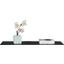 Glas- Wandboard Larry - Alufarben/Schwarz, MODERN, Glas/Kunststoff (80/20/4,8cm) - Homezone Glas- Wandboard Larry - Alufarben/Schwarz, MODERN, Glas/Kunststoff (80/20/4,8cm) - Homezone