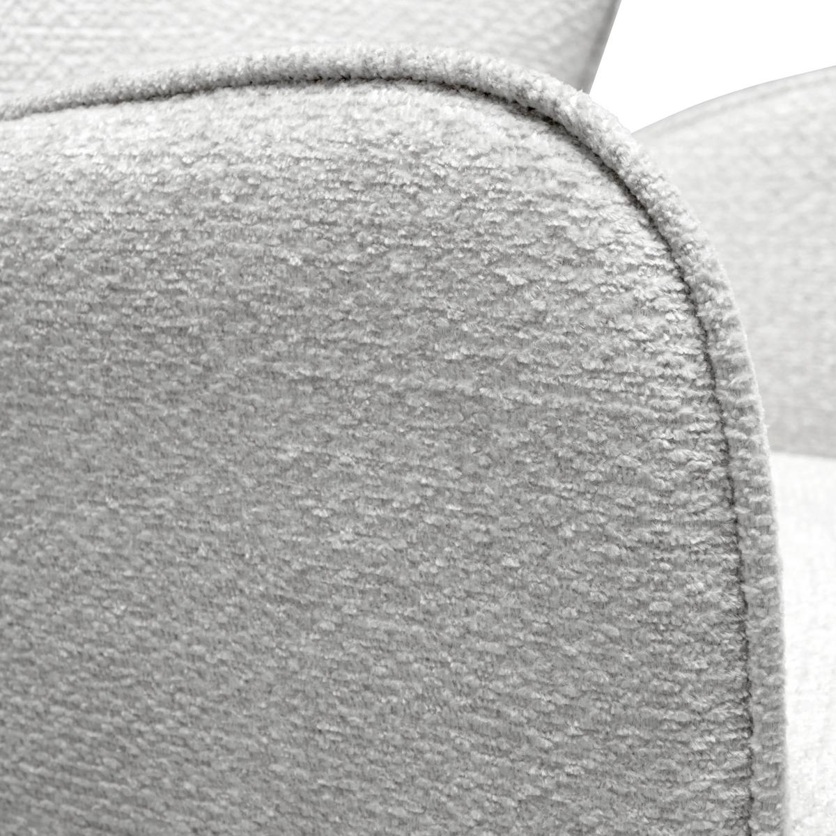 Armlehnstuhl Kim Grau/schwarz Gepolstert - Schwarz/Grau, LIFESTYLE, Textil/Metall (60/85/61cm) - MID.YOU