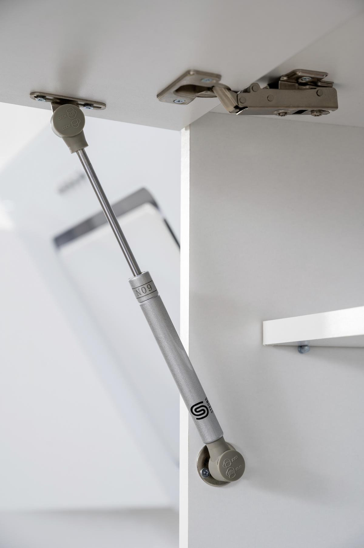 Küchenzeile Mit Geräten B: 310 Cm Weiß Hochglanz - Weiß Hochglanz/Weiß, Design, Holzwerkstoff (310cm) - Respekta