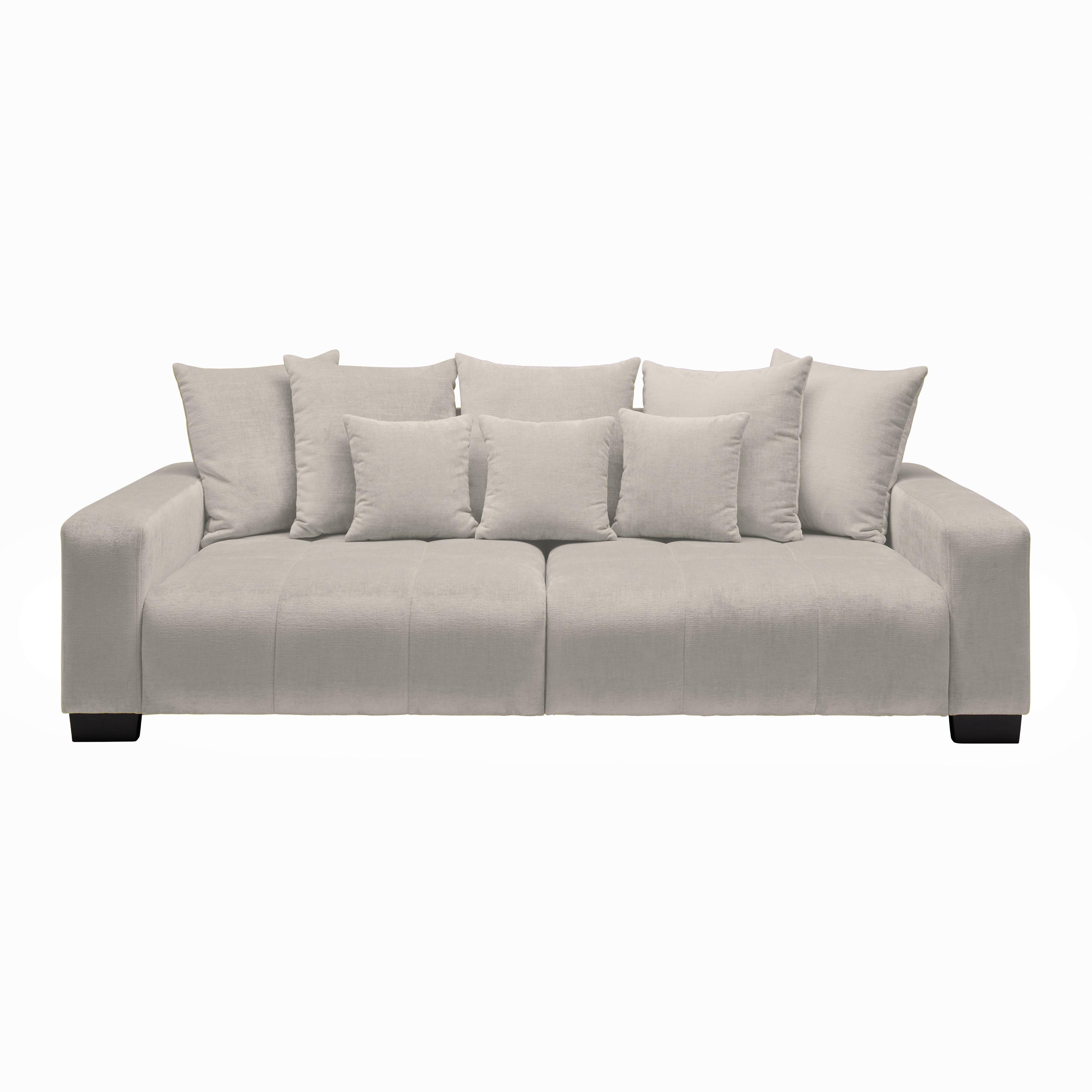 Veľká pohovka MATTEO, svetlosivá tkanina LEGACY - čierna/svetlosivá, Modern, drevo (246/93/124cm)