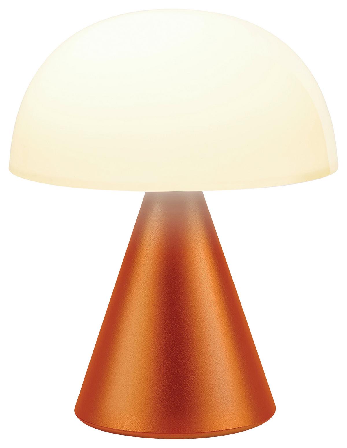 Akku-tischleuchte Lexon Mina L - Orange, Design, Kunststoff/Metall (14/17/14cm)