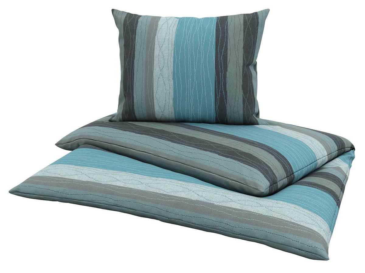 Bettwäsche 140x200 cm Petra Renforce, Blau - Blau, ROMANTIK / LANDHAUS, Textil - James Wood