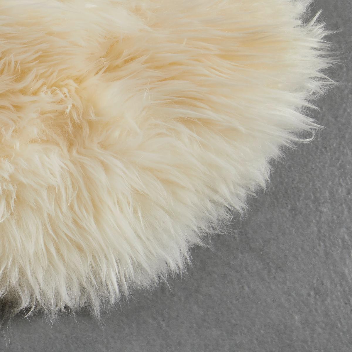 OVČÍ KOŽEŠINA Emma, 60/45cm, bílá - bílá, textil (45/60cm) - Modern Living