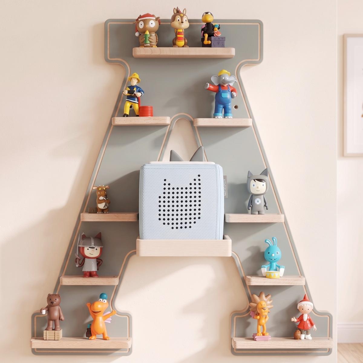 Kinderregal Boarti Grau B: 49 cm - Grau, MODERN, Holzwerkstoff (49/54/19cm) - Livetastic