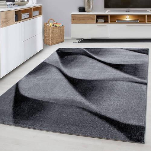 Flachwebteppich Parma - Schwarz, Design, Textil (140/200cm) - Novel