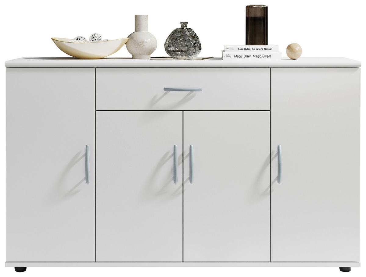 Komód Lilly 118/70cm - fehér, Konventionell, faalapú anyag (118/70/30cm) - Carryhome