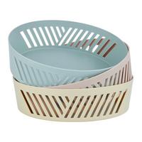 Košík na chléb LISA - světle zelená, Konvenční, plast (24,5cm)