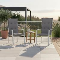 Auflage für Sessel Trabazon 118x46x8 cm Grau - Grau, Basics, Textil (118/46/8cm) - Gardenson