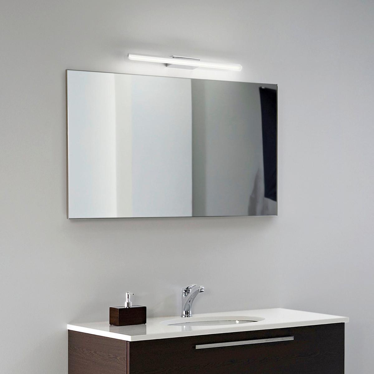 Led-bilderleuchte Riflesso Chromfarben L: 62 Cm - Chromfarben, Design, Kunststoff/Metall (62/4/9cm) - Ideal Lux