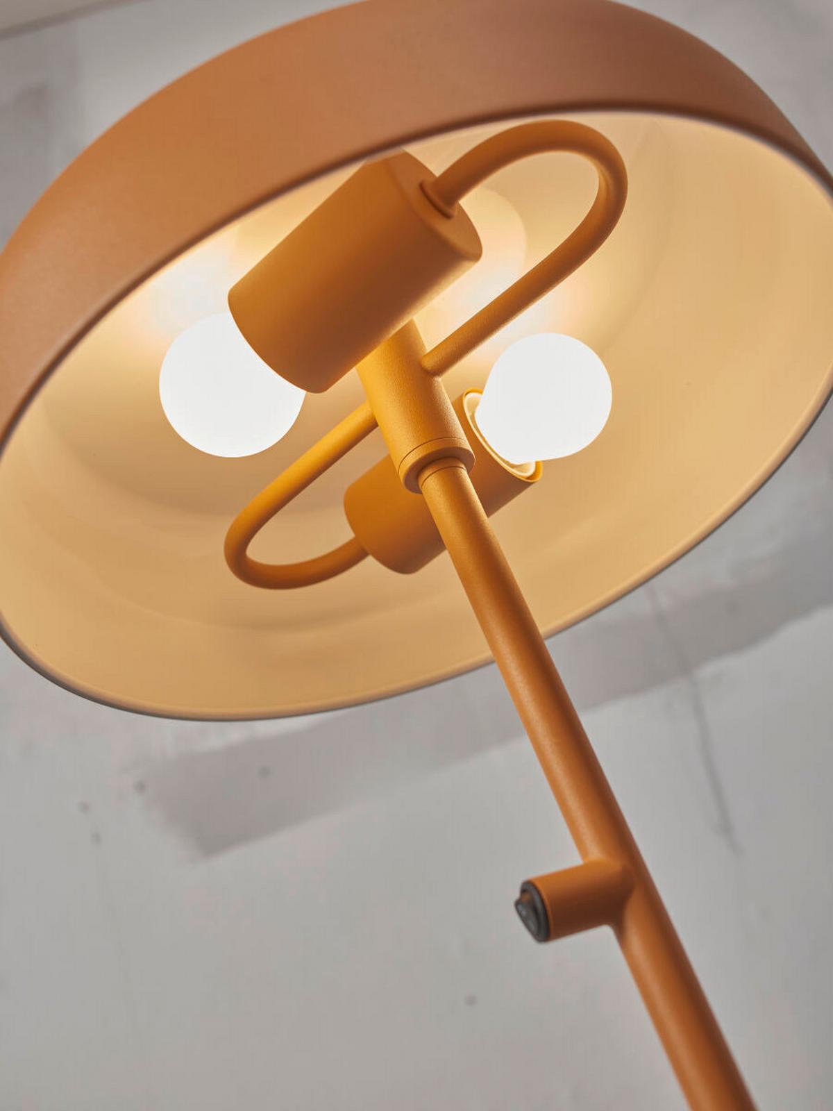Stehleuchte Porto - Orange, Trend, Metall (30/145,5cm) - It's about Romi