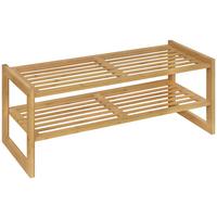 Schuhregal Kai 2 - Naturfarben, MODERN, Naturmaterialien (70/29,5/28cm)