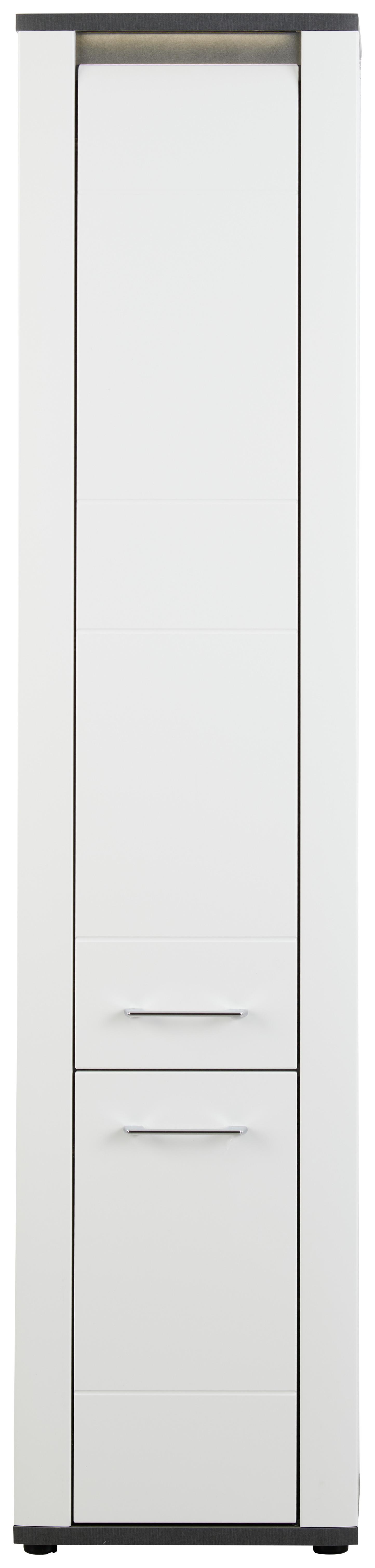 Hochschrank Badezimmer mit LED-Beleuchtung