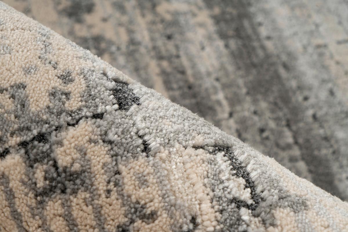 Teppich Adeon 200 Grau B: 120 Cm - Grau, KONVENTIONELL, Textil (120/170cm)