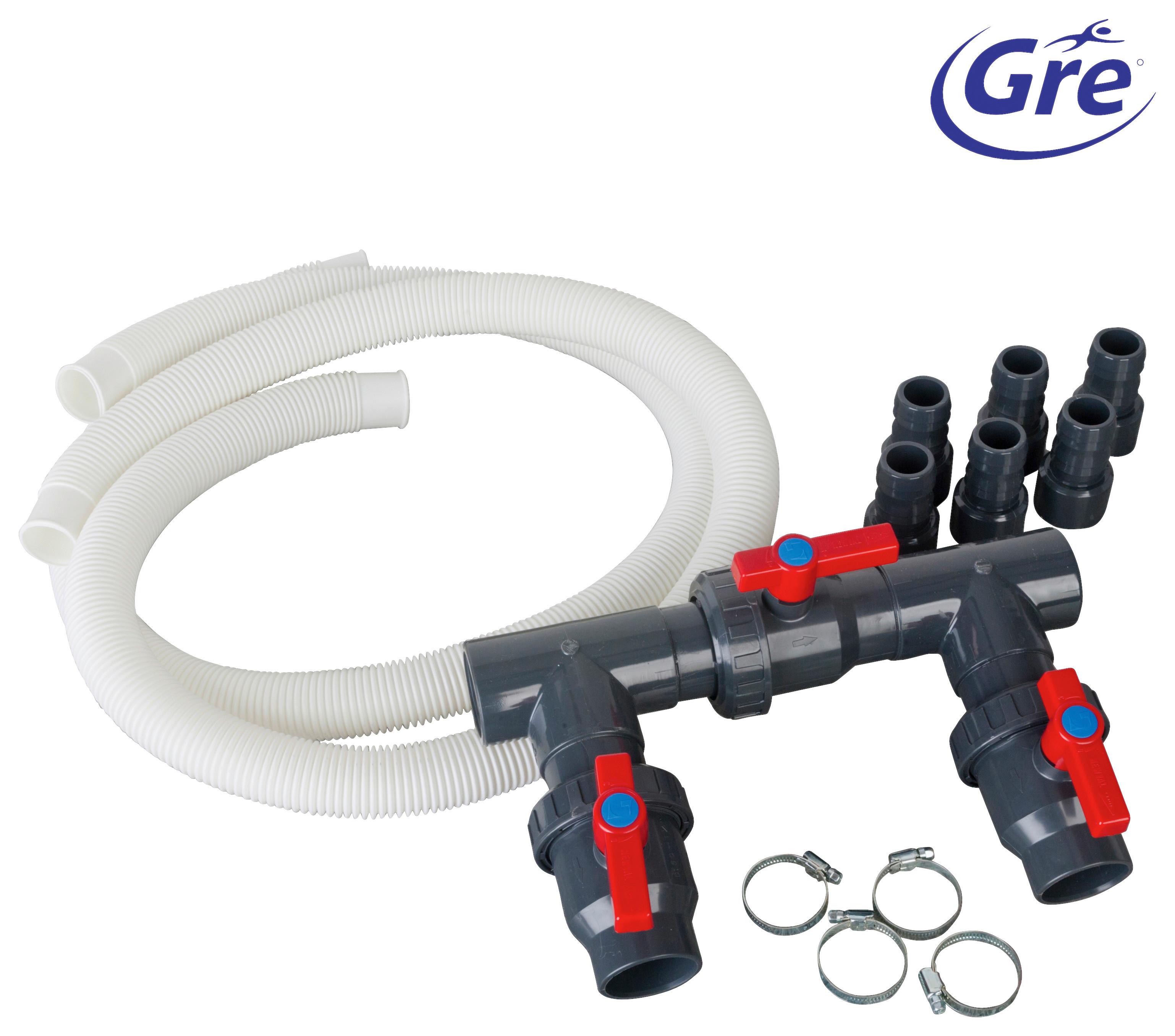 Bypass-set Gre Bypass Set - Rot/Schwarz, KONVENTIONELL, Kunststoff (48/13/34cm) - Gre