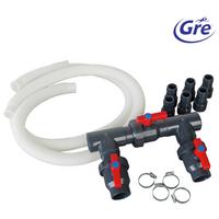 Bypass-set Gre Bypass Set - Rot/Schwarz, KONVENTIONELL, Kunststoff (48/13/34cm) - Gre