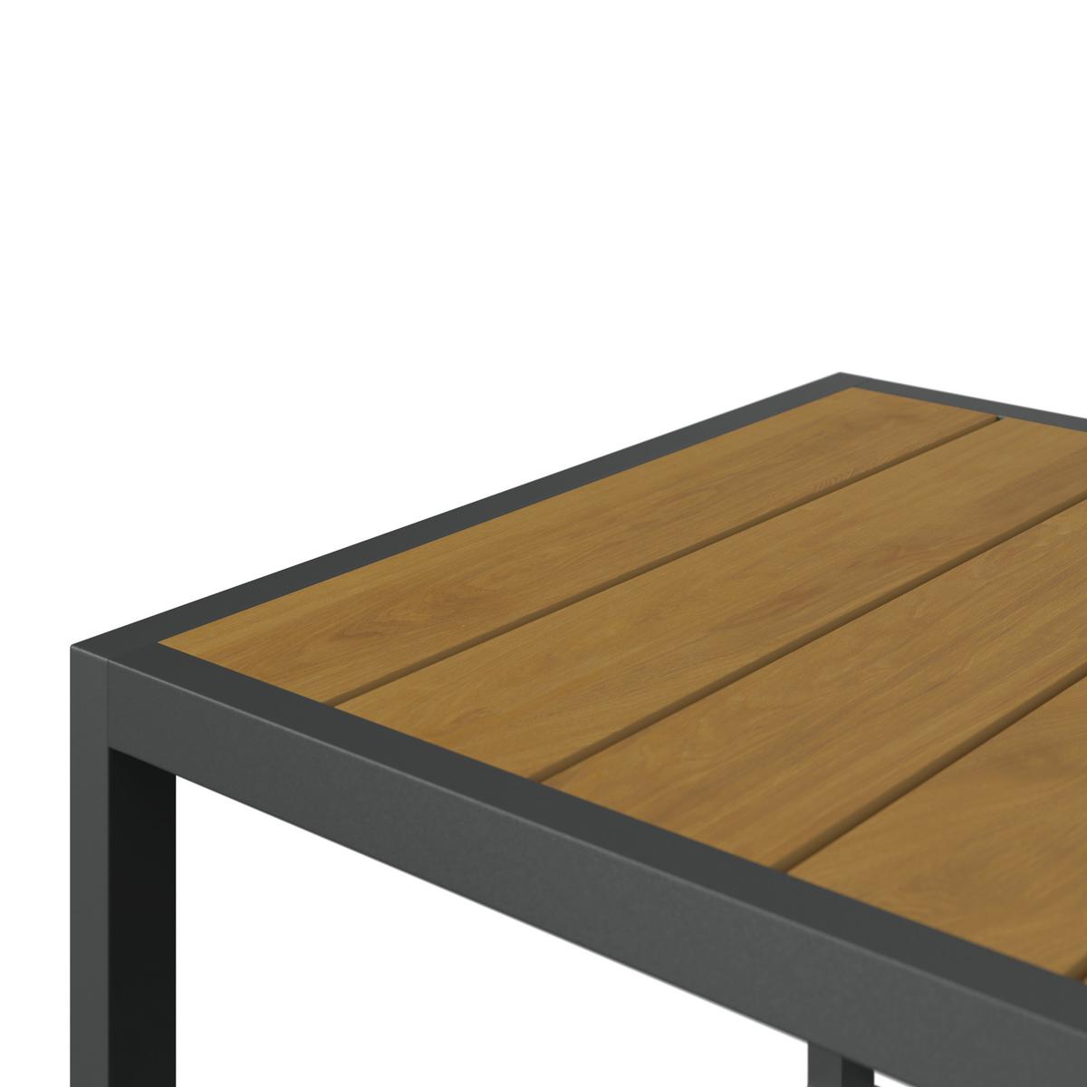 VENKOVNÍ KUCHYNĚ LEVI 1 - přírodní barvy/antracitová, Moderní, kov/plast (67cm)