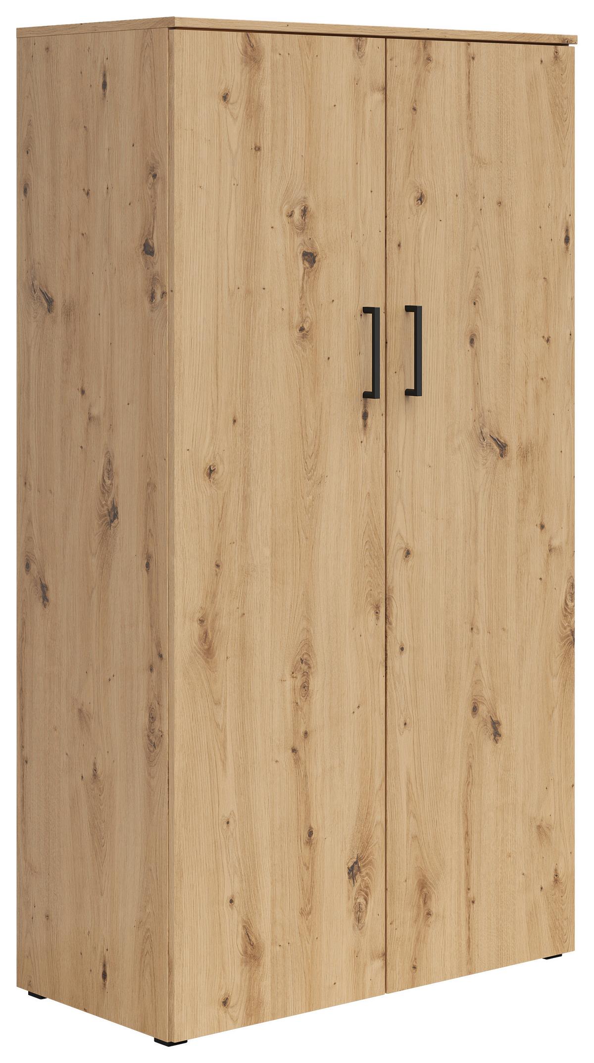 SKRIŇA Multistauraum - čierna/dub artisan, Modern, kompozitné drevo/plast (80/147/40cm)