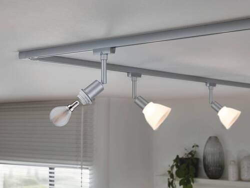 Schienensystem Urail Einzelspot 96968 Chromfarben - Chromfarben, Basics, Kunststoff/Metall (4,4/16,3cm) - Paulmann