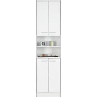 Kúpeľňová vysoká skrinka LUNA I I - Modern, kompozitné drevo/plast (50/195/32cm) - Based
