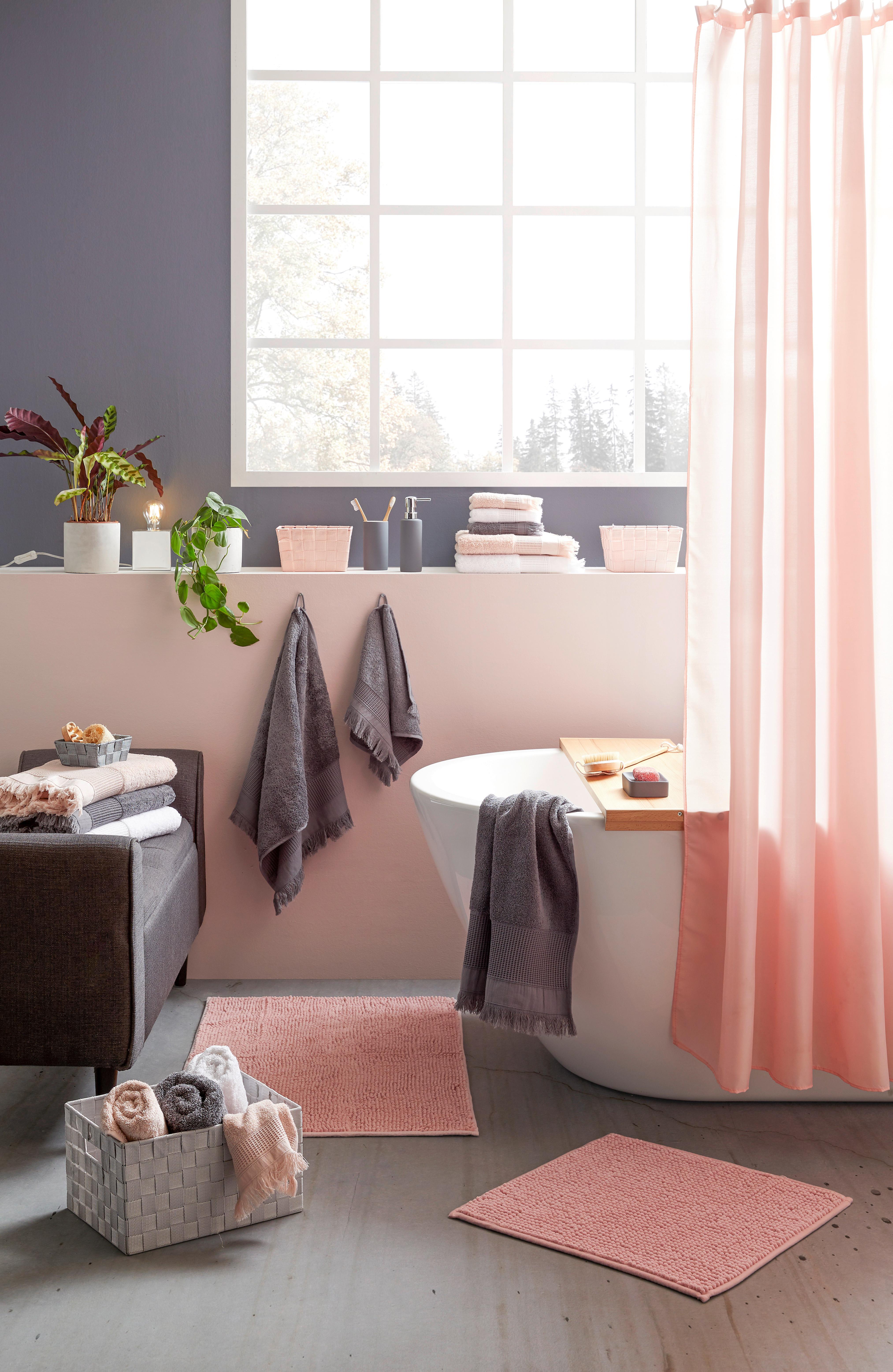 KÚPEĽŇOVÁ PREDLOŽKA Nelly, 50/50cm, ružová - ružová (50/50cm) - Modern Living