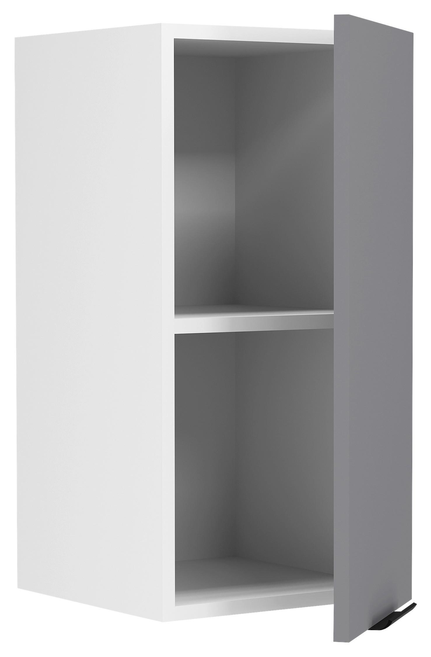 Küchenoberschrank Fasola - Anthrazit/Weiß, Trend, Holzwerkstoff/Kunststoff (30/60/31cm) - MID.YOU