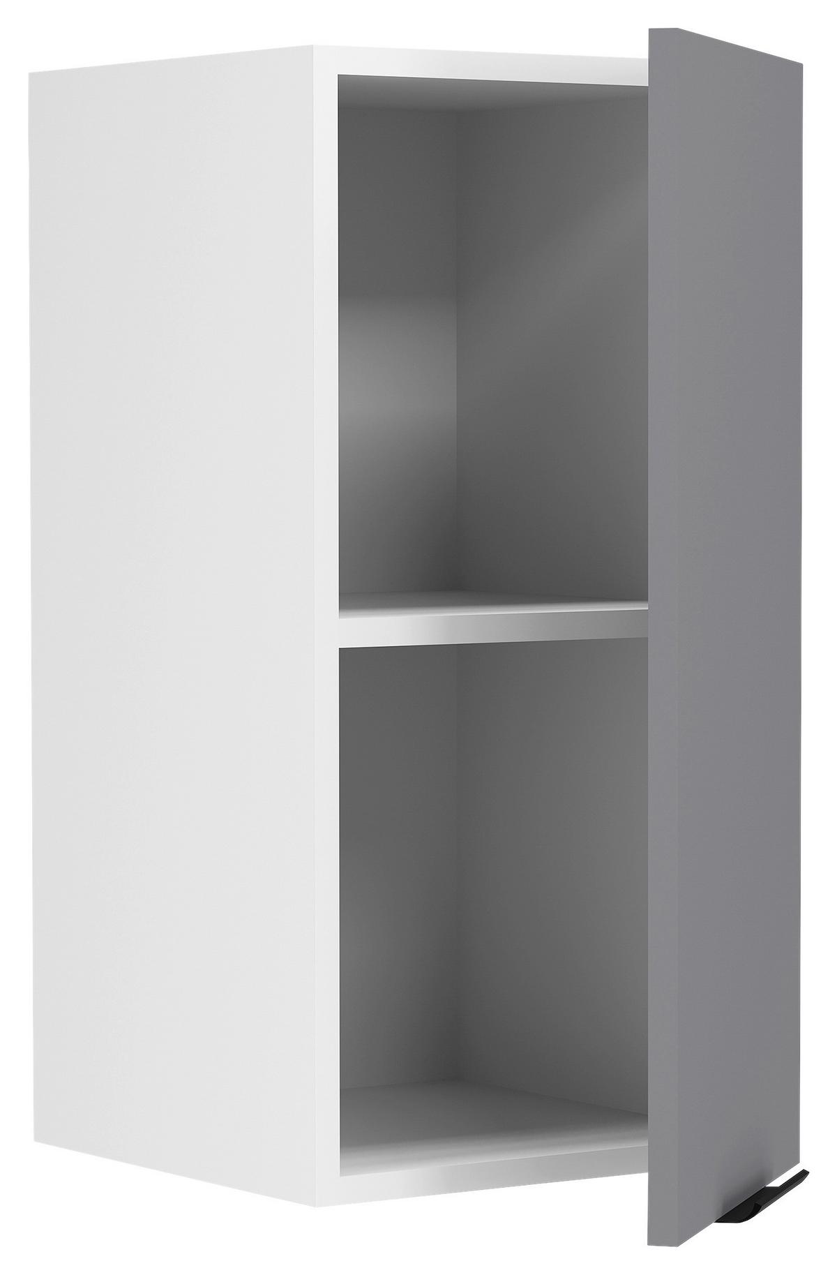 Küchenoberschrank Fasola - Anthrazit/Weiß, Trend, Holzwerkstoff/Kunststoff (30/60/31cm) - MID.YOU