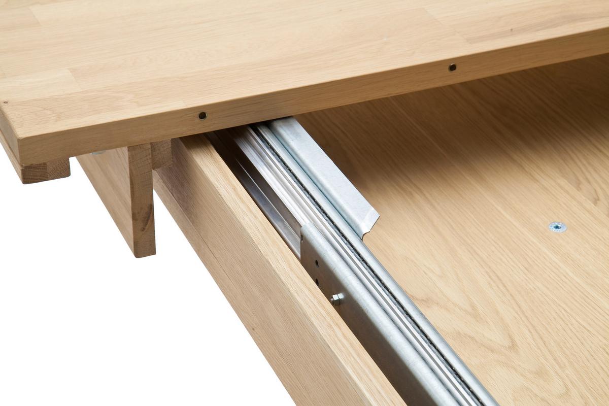 Esstisch Ausziehbar Ravello 180-230x100 Cm Grau/eiche - Eiche Bianco/Grau, Design, Holz/Holzwerkstoff (180-230/100/77cm) - Livetastic