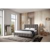 Polsterbett mit Lattenrost 180x200 cm Magic Schlammfarben - Schlammfarben/Schwarz, MODERN, Holzwerkstoff/Textil (180/200cm) - MID.YOU