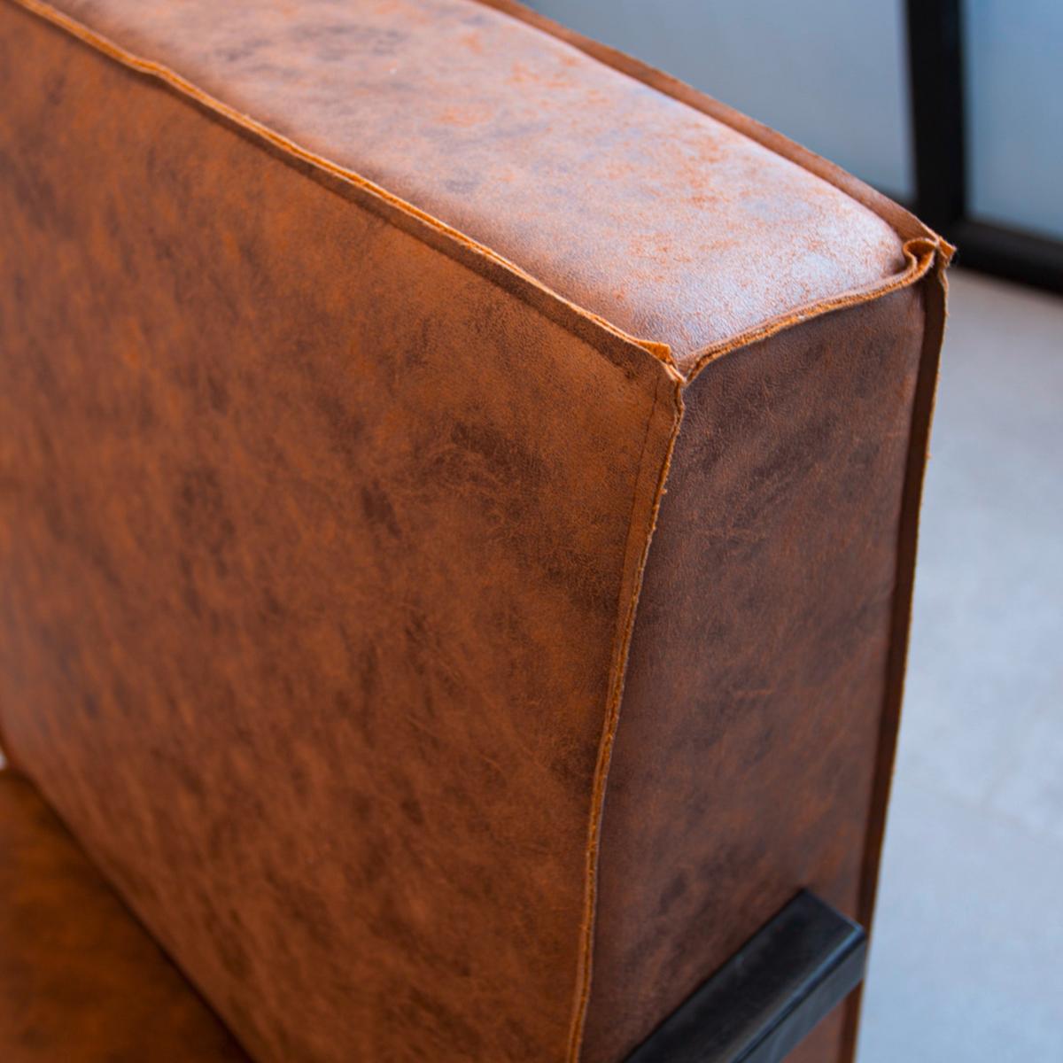 Sessel Tyler Cognac, B: 62 Cm - Cognac, MODERN, Textil (62/84/70cm) - MID.YOU