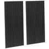 Akustikpaneel Black Oak - Eichefarben/Schwarz, Trend, Holz/Kunststoff (60/120cm) - Homezone