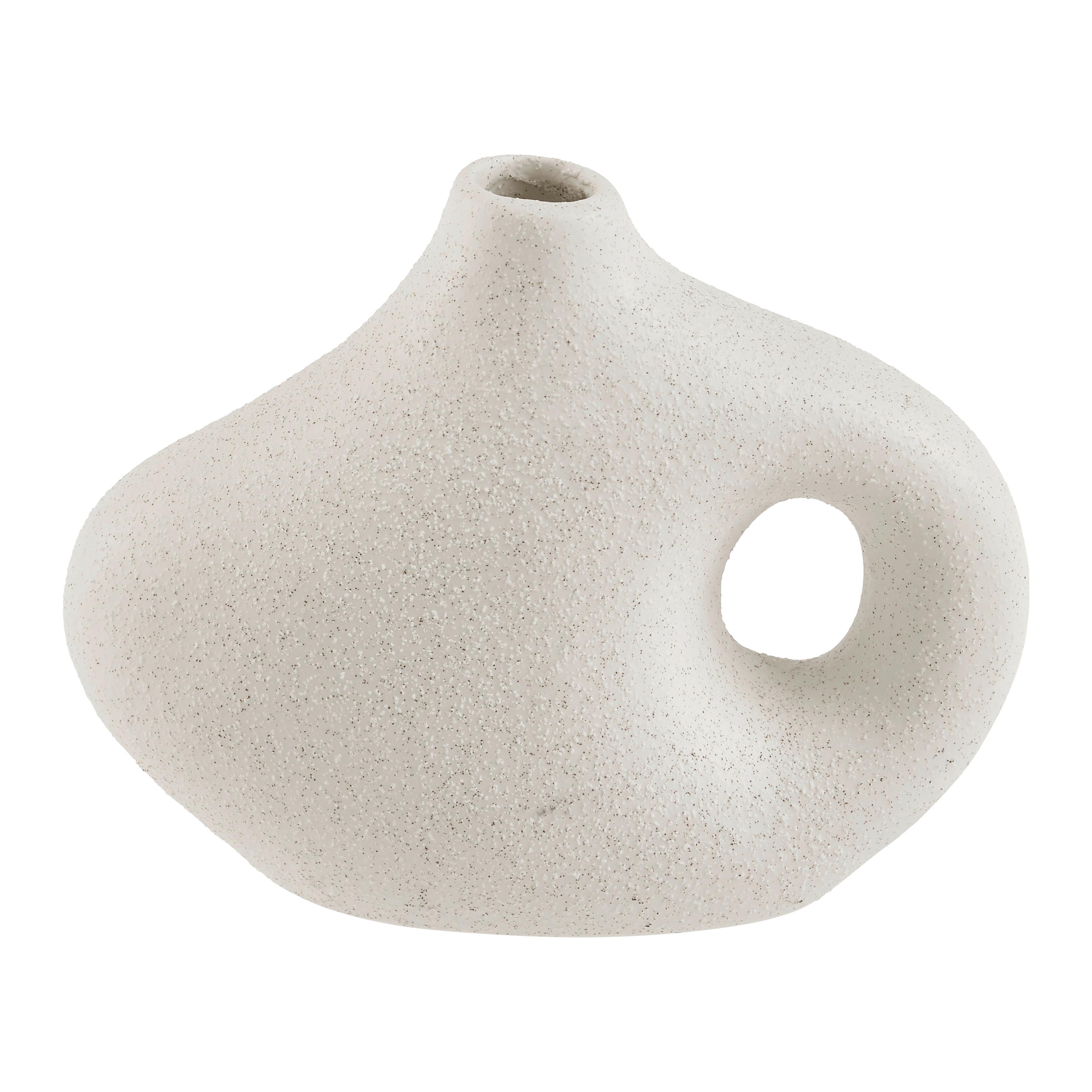 VÁZA LUIS -PAZ- - béžová, Konvenční, keramika (17/13/7cm) - Modern Living
