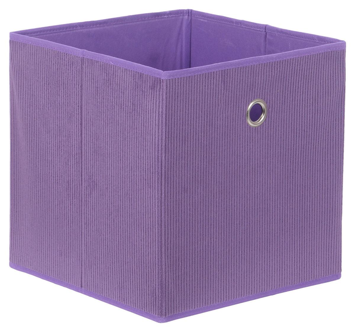 Összehajtható Doboz Cubi New - lila, Modern, textil/papír (30/30/30cm)