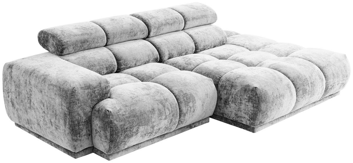 Ecksofa Chani Creme, Schenkel: 239x150 Cm - Creme, MODERN, Textil (239/150cm) - MID.YOU
