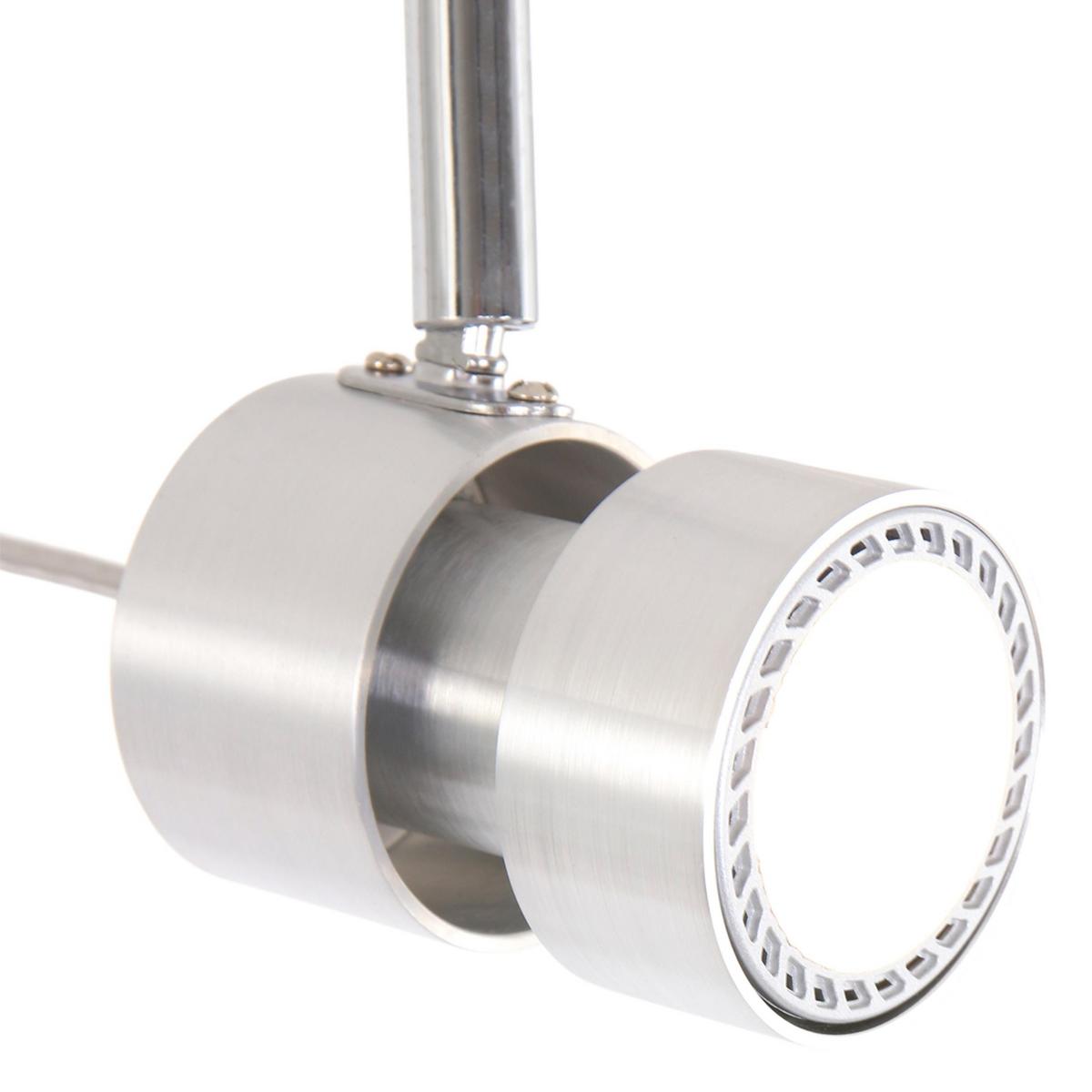 Deckenleuchte Natasja Led - Silberfarben, Trend, Metall (12/12/12cm)