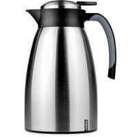 Isolierkanne Ikara Edelstahl 1,5 Liter - Silberfarben, Basics, Kunststoff/Metall (18/13.5/24cm)