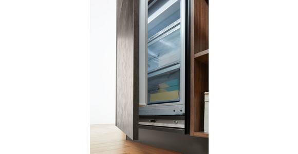 Einbauküche Riga Frei Planbar Modern, Grifflos - Eichefarben/Anthrazit, MODERN, Holzwerkstoff - Vertico