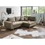 Ecksofa mit Holzfüßen + Kissen Alice, Webstoff - Sandfarben/Kieferfarben, KONVENTIONELL, Holzwerkstoff/Textil (249/175cm) - Carryhome Ecksofa mit Holzfüßen + Kissen Alice, Webstoff - Sandfarben/Kieferfarben, KONVENTIONELL, Holzwerkstoff/Textil (249/175cm) - Carryhome