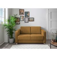 Schlafsofa Mia, Goldfarben B: 159 Cm - Chromfarben/Goldfarben, Basics, Textil (159/88/87cm) - Livetastic