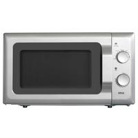 Unterbau-mikrowelle 700 W Mwu 20.4 Silber, 6 Stufen - Silberfarben (45/26/35cm) - Silva Homeline