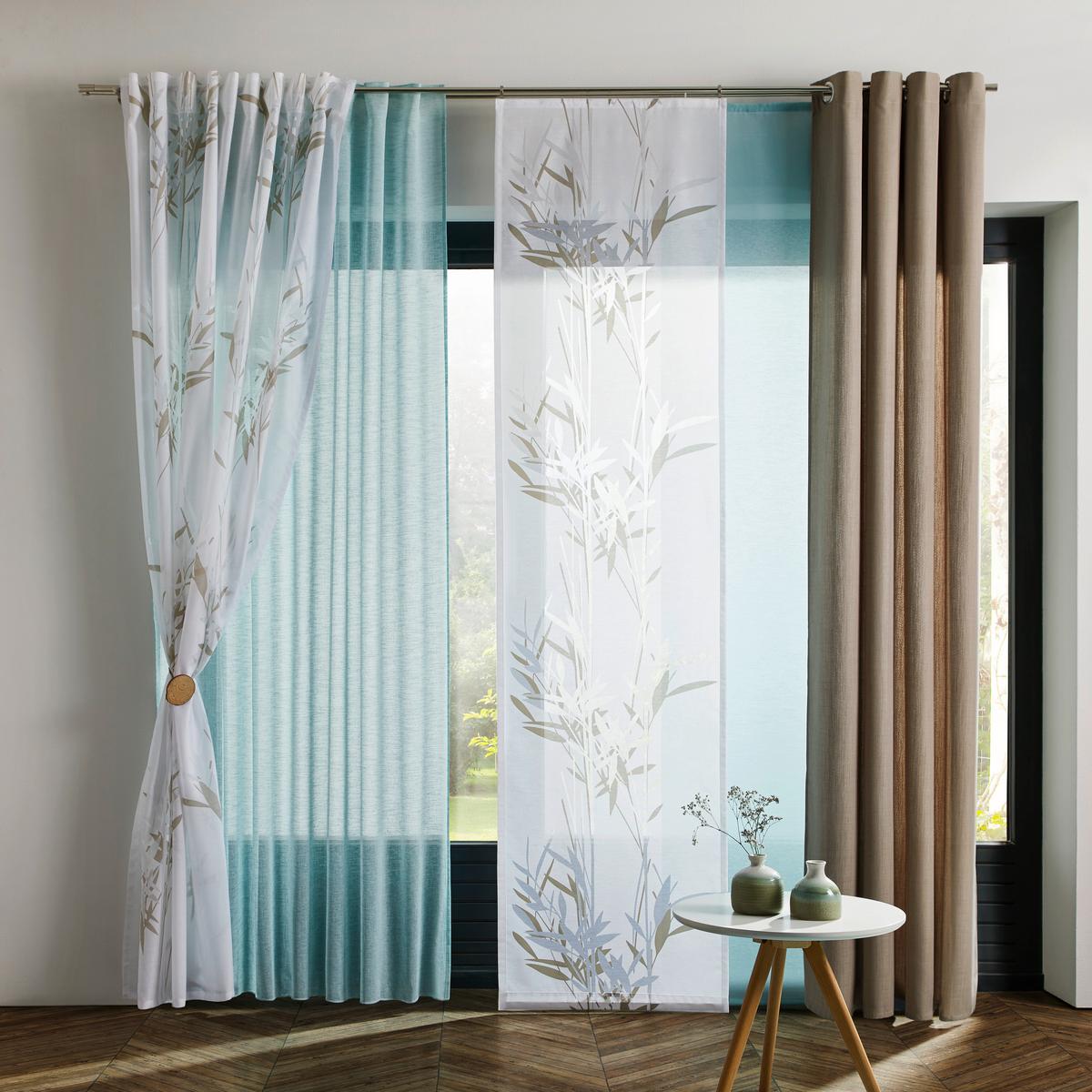 HOTOVÝ ZÁVĚS Sigrid, 140/245cm - modrá, Romantický / Rustikální, textil (140/245cm) - Premium Living