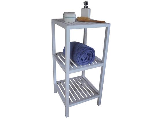 Badezimmerregal Classic B: 36 cm White Wash - Weiß, Basics, Holz (36/79/36cm) Badezimmerregal Classic B: 36 cm White Wash - Weiß, Basics, Holz (36/79/36cm)
