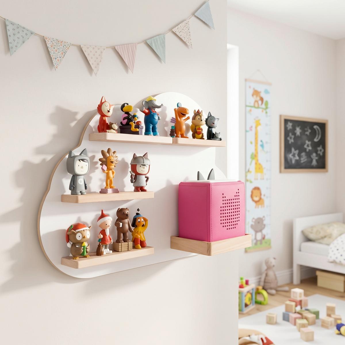 Kinderregal Boarti Weiß B: 48 cm - Weiß, MODERN, Holzwerkstoff (48/35/19cm) - Livetastic