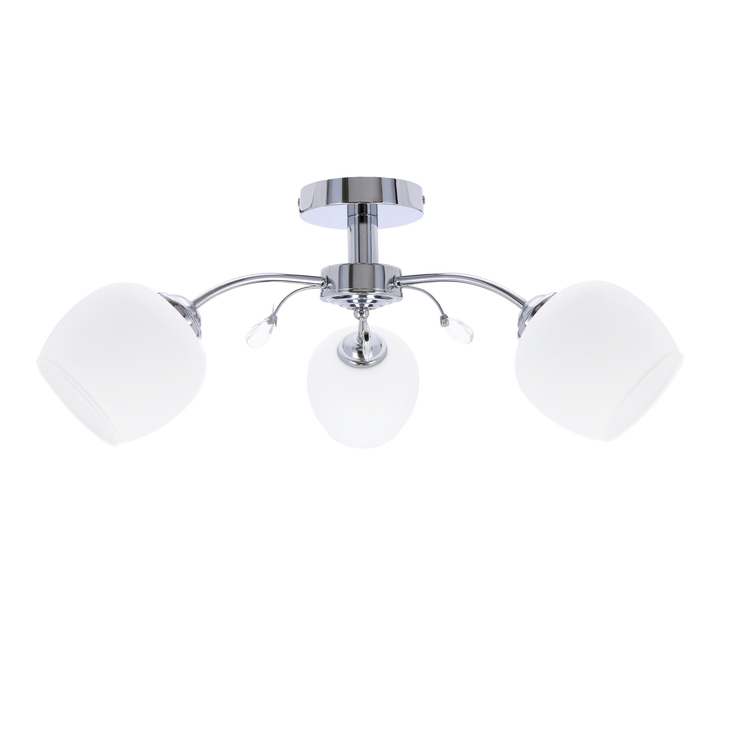 Deckenleuchte 33-09432 Estar - Chromfarben, KONVENTIONELL, Metall (54/54/23cm)