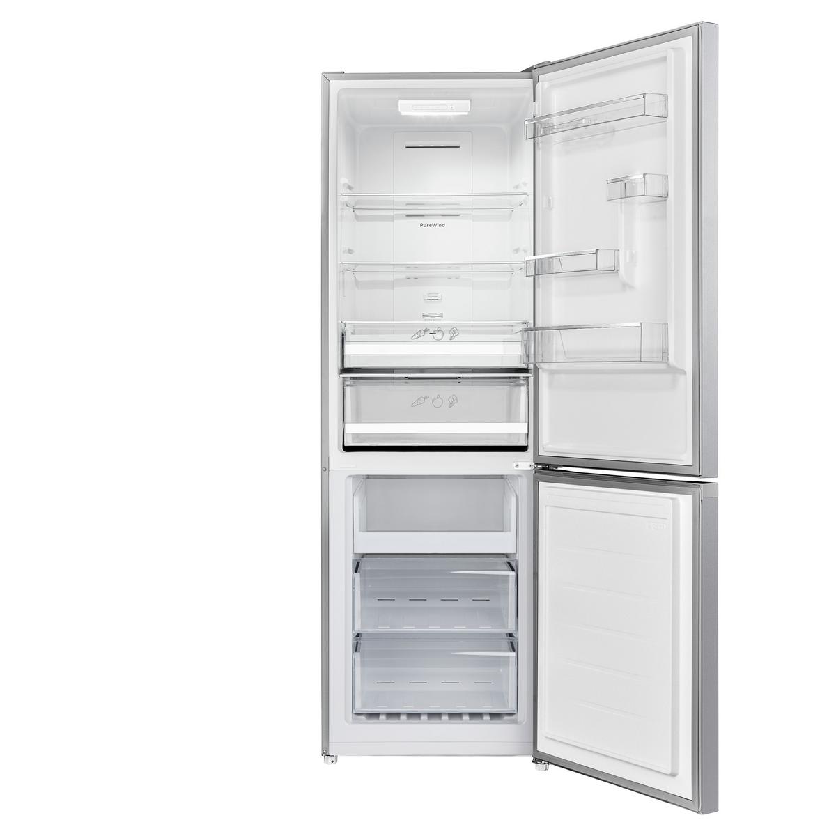Kühl-Gefrier-Kombination INK25 322S4E, ges. Volumen ca. 322 L - Silberfarben, Basics (59,5/183,5/63,5cm) - Indesit