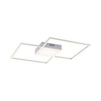 LED-Deckenleuchte Asmin L: 60 cm Mit 3 Helligkeitsstufen - Silberfarben, Design, Kunststoff/Metall (60/60/5,3cm)