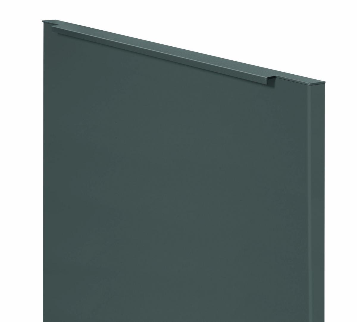 Griffleiste Schiefergrau Griffe - Dunkelgrau, MODERN, Metall - Vertico