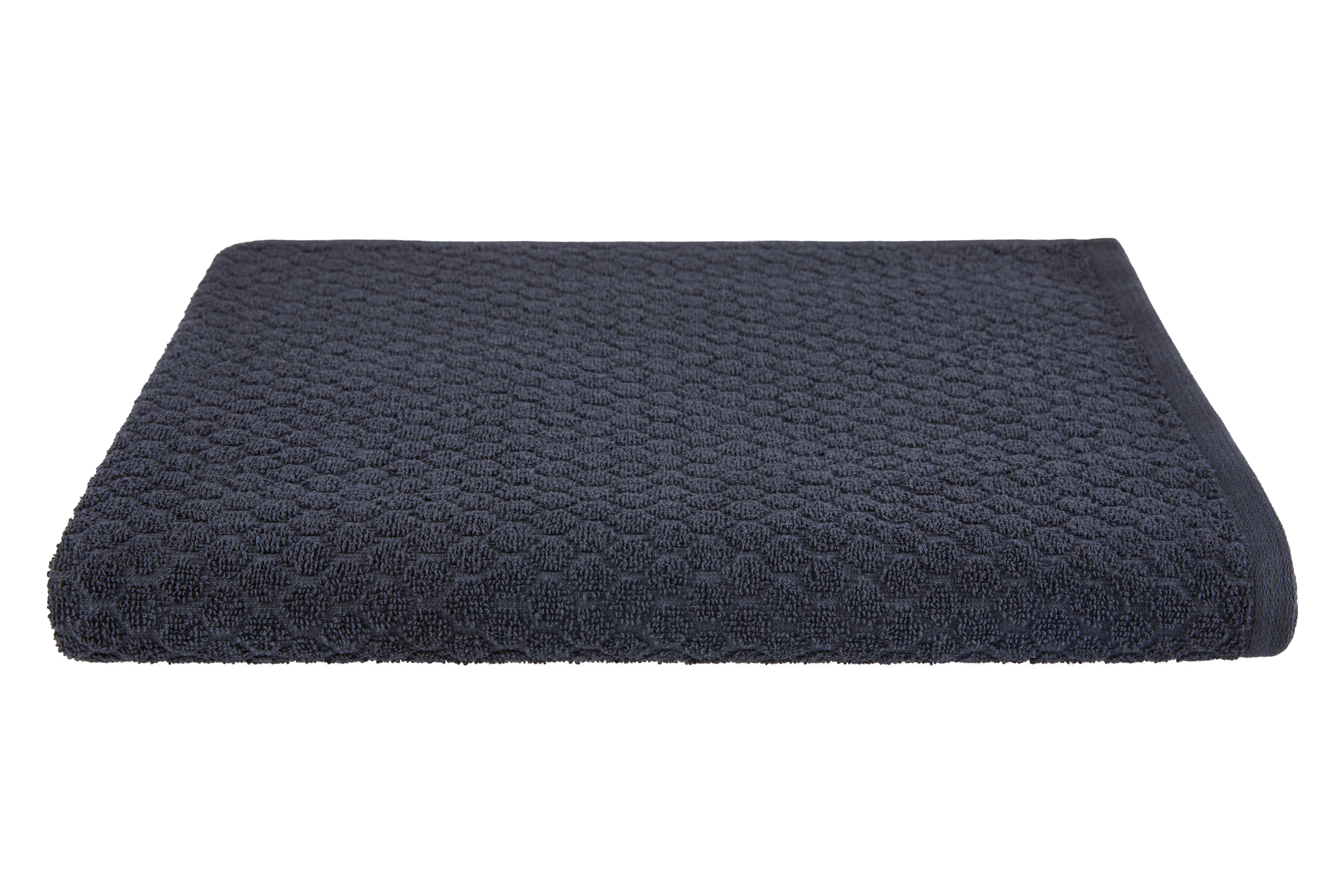 Badetuch Elena Baumwolle 450 G/M2 Schwarz 100x150 cm