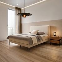 Boxspringová postel NEVADA 180x200, béžová - černá/béžová, Moderní, kov/dřevo (180/200cm) - Bessagi